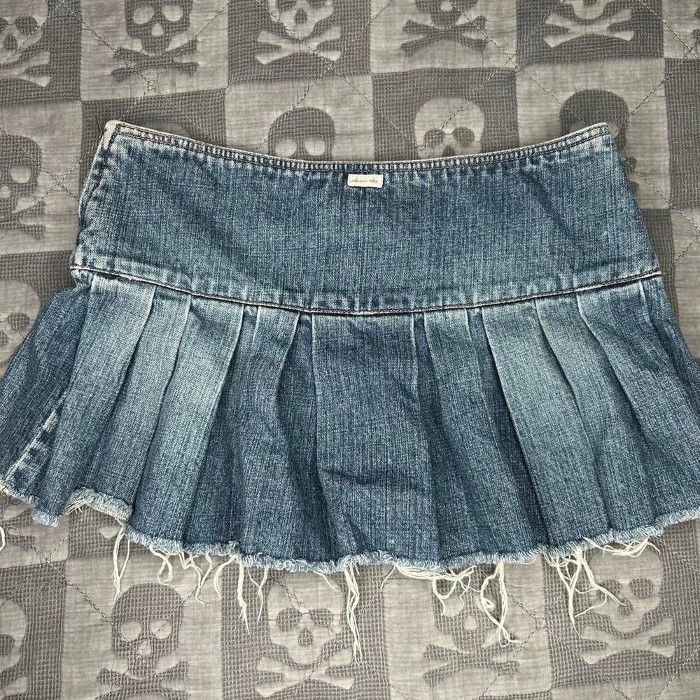 Y2k abercrombie pleated mini skirt - Picture 4 of 6